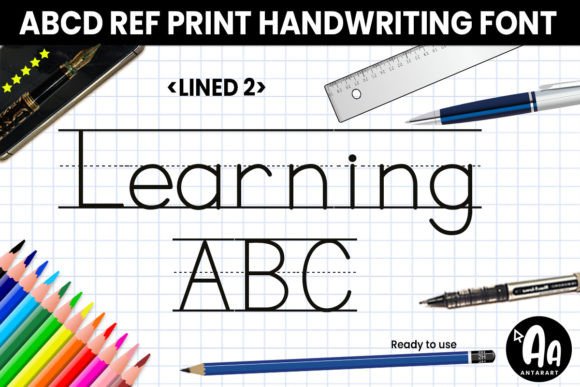 Abcd Ref Lined2: A Thoughtful Display Font for Learning-Focused Content