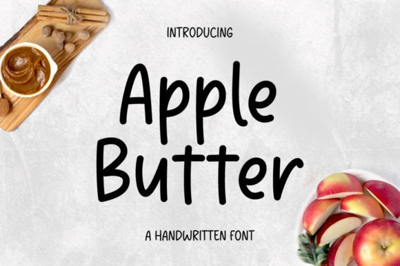 Apple Butter: A Chalkboard-Chic Display Font
