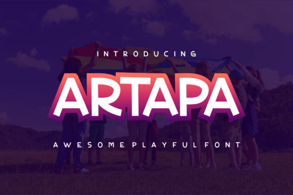 Artapa: A Playful Display Font for Bright, Whimsical Web Design