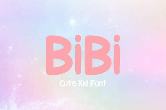 Bibi Font: A Curved Display Font for Kid-Friendly Campaigns