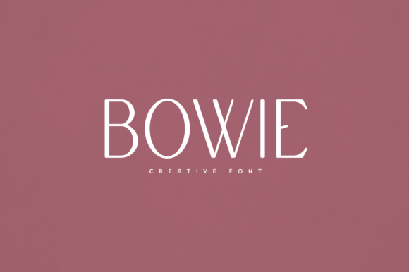Bowie Font: Elegant Display Fonts for Handmade Brands