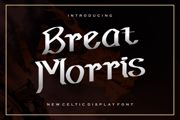 Breatmorris Display Font for Celtic-Inspired Digital Branding