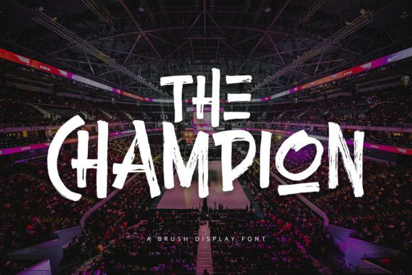 Champion Brush Display Font for Scroll-Stopping Visuals