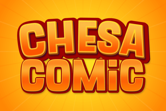 Chesa Comic: A Bold Display Font for Impactful Design