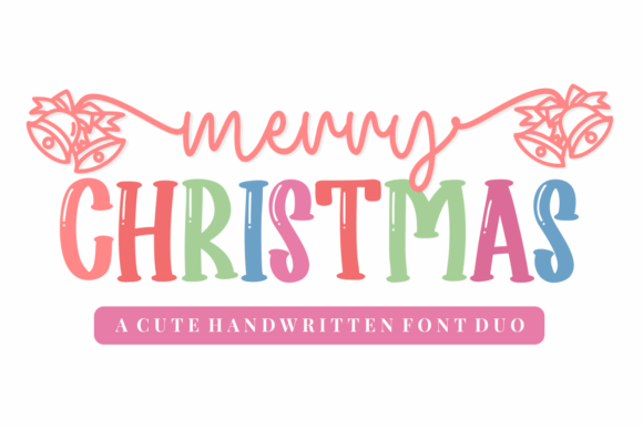 Christmas Duo Font: Cute & Playful Display Fonts for Holiday Designs