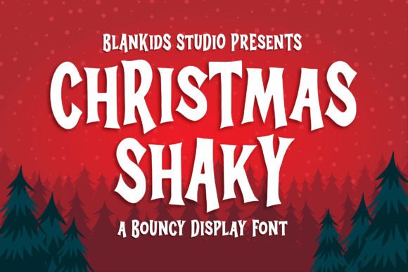 Christmas Shaky: A Cartoon Playful Font for Editorial Joy