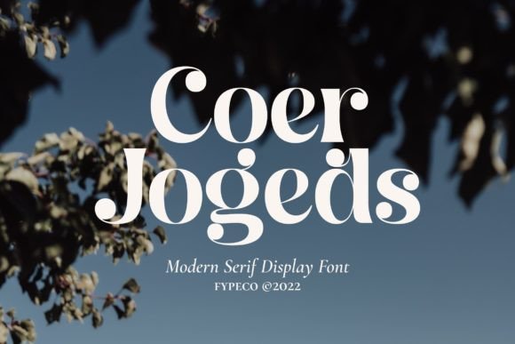 Coer Jogeds: A Versatile Serif Display Font for Real Branding Work