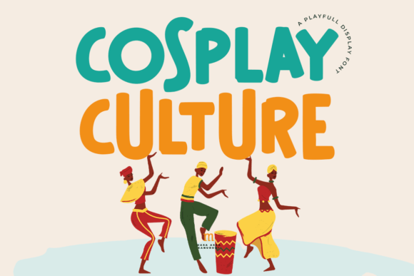 Cosplay Culture Font: Playful Display Typography for Scroll-Stopping Content