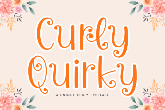 Curly Quirky Font for Playful, Professional Branding