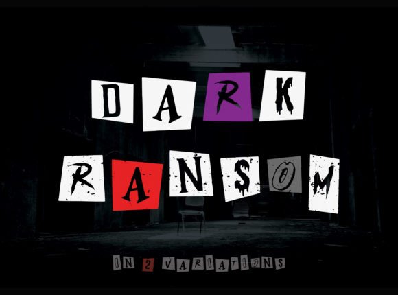 Dark Ransom: A Spooky Display Font with Editorial Soul