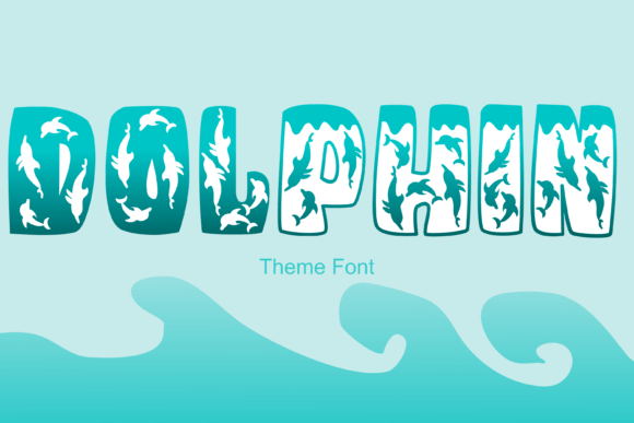 Dolphin Display Font for Playful, Fresh Campaign Graphics