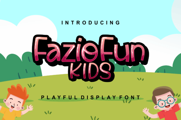 Fazio Fun Display Font for Playful Branding