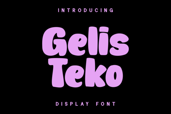 Gelis Teko Display Font for Bold Campaign Headlines