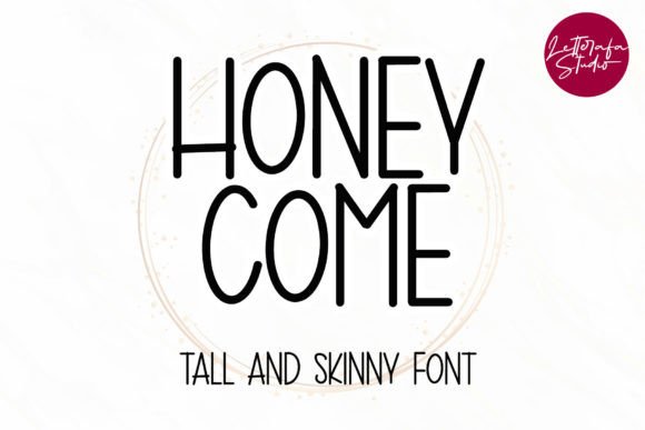 Honeycome Font: Tall, Skinny Uppercase Display for Impactful Campaigns