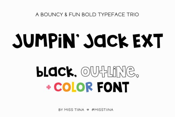 Jumpin Jack Extended Font for Bold, Bright Campaign Graphics