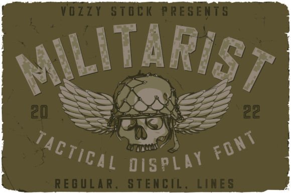 Militarist: A Bold Display Font for Editorial Impact