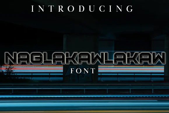 Naglakawlakaw Display Font for Standout Brand Visuals