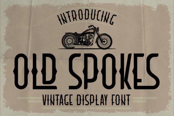 Old Spokes: A Vintage Display Font That Elevates Your Brand