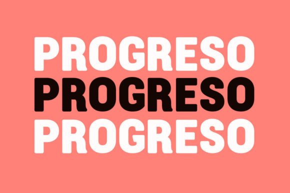 Progreso Font for Bold, Clean Branding