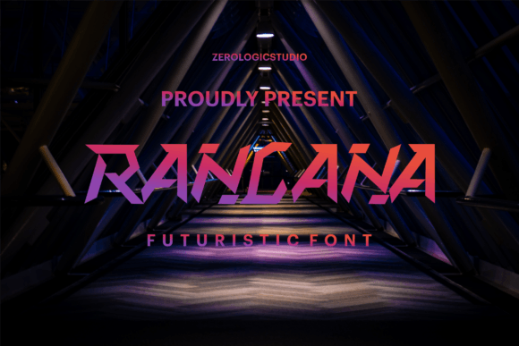 Rancana: A Futuristic Display Font for Handmade Creators