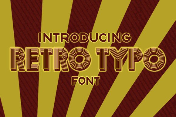 Retro Typo Display Font for Vintage-Inspired Campaigns