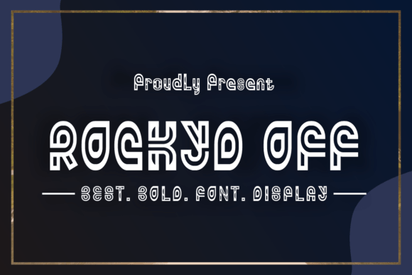 Rockyd off Display Font for High-Impact Campaign Graphics