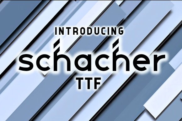 Schacher Display Font for Bold Digital Branding