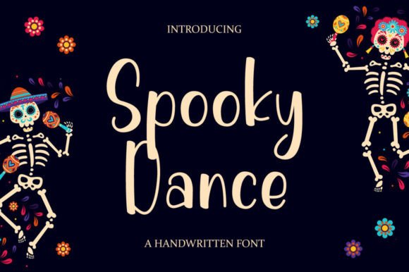 Spooky Dance Handwritten Font for Digital Design