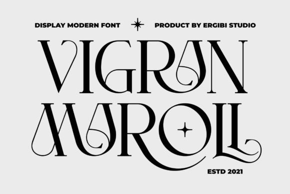 Vigrand Maroll: A Luxury Display Font for Elegant Digital Branding