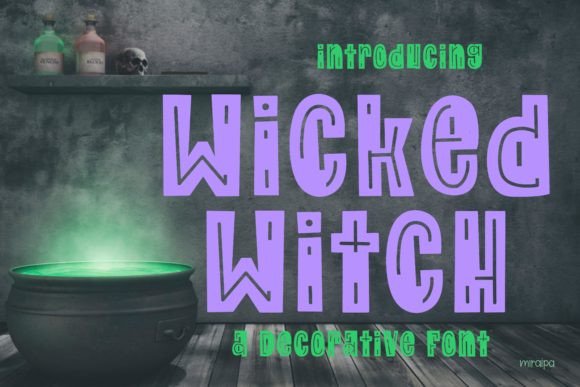 Wicked Witch Font: Spooky & Whimsical Display Fonts for Halloween Campaigns