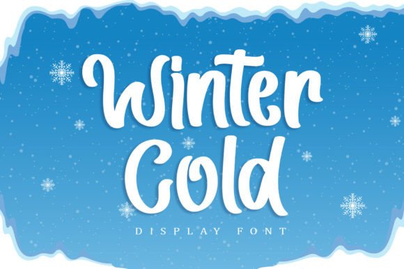 Winter Cold Font: A Sweet and Adorable Display Typeface